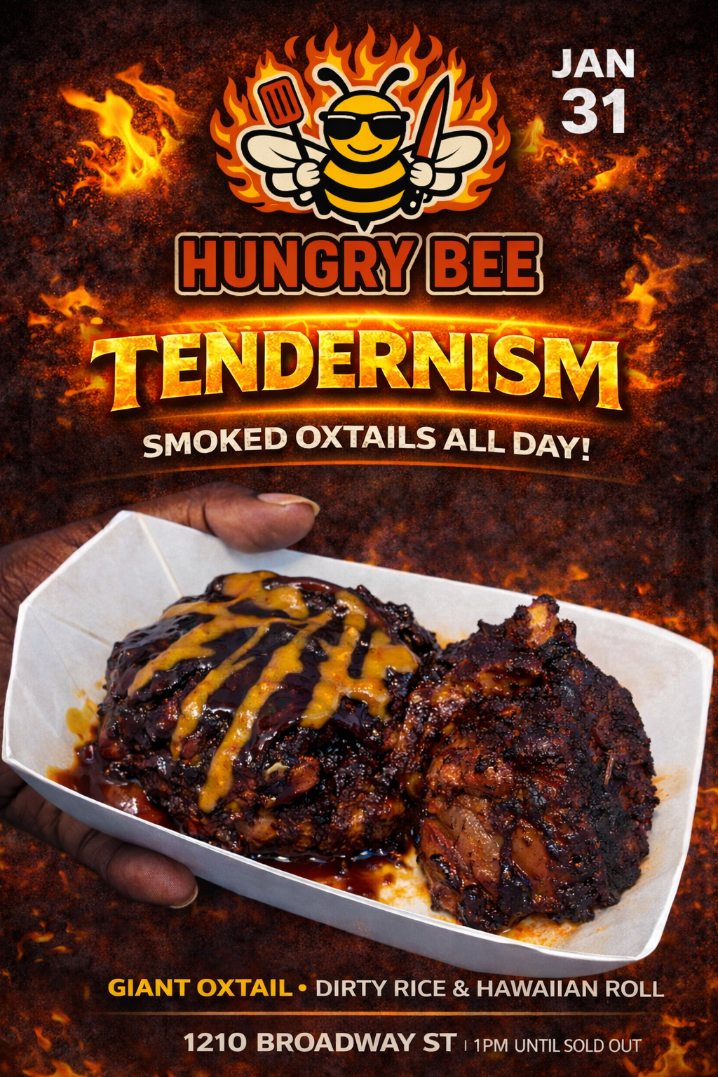 Pre Order Smoked Oxtail Dinner For Jan 31